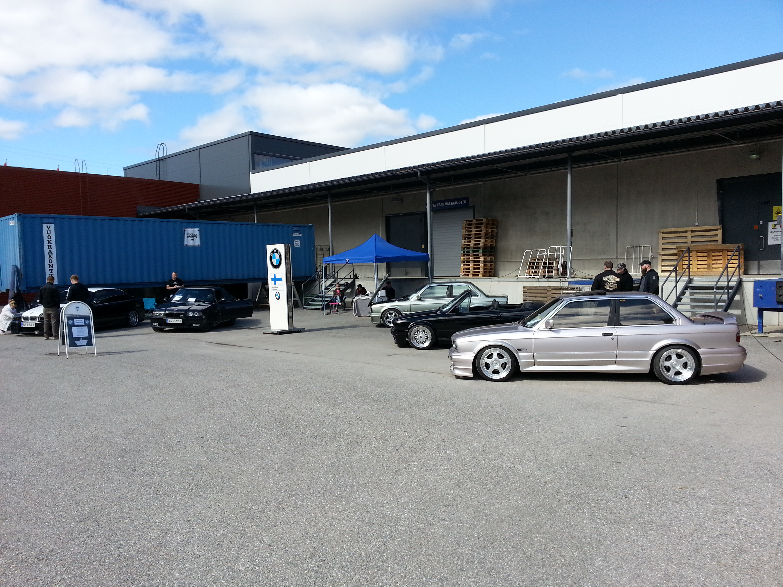BMW Club Finnland:n osasto Backwoods Cruising 2015 tapahtumassa.